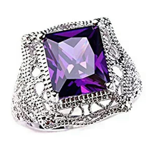 925 Sterling Silver 11.98cttw Gemstone Filled Huge - Thumbnail 2