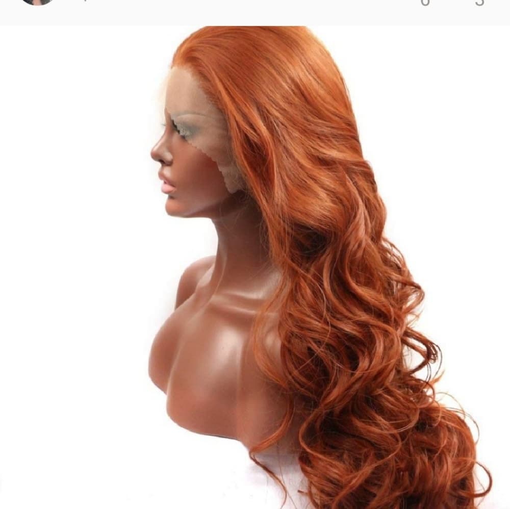 Auburn Red Beauty Lace Front Wig - Thumbnail 3