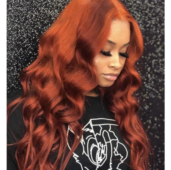 Auburn Red Beauty Lace Front Wig - Thumbnail 6
