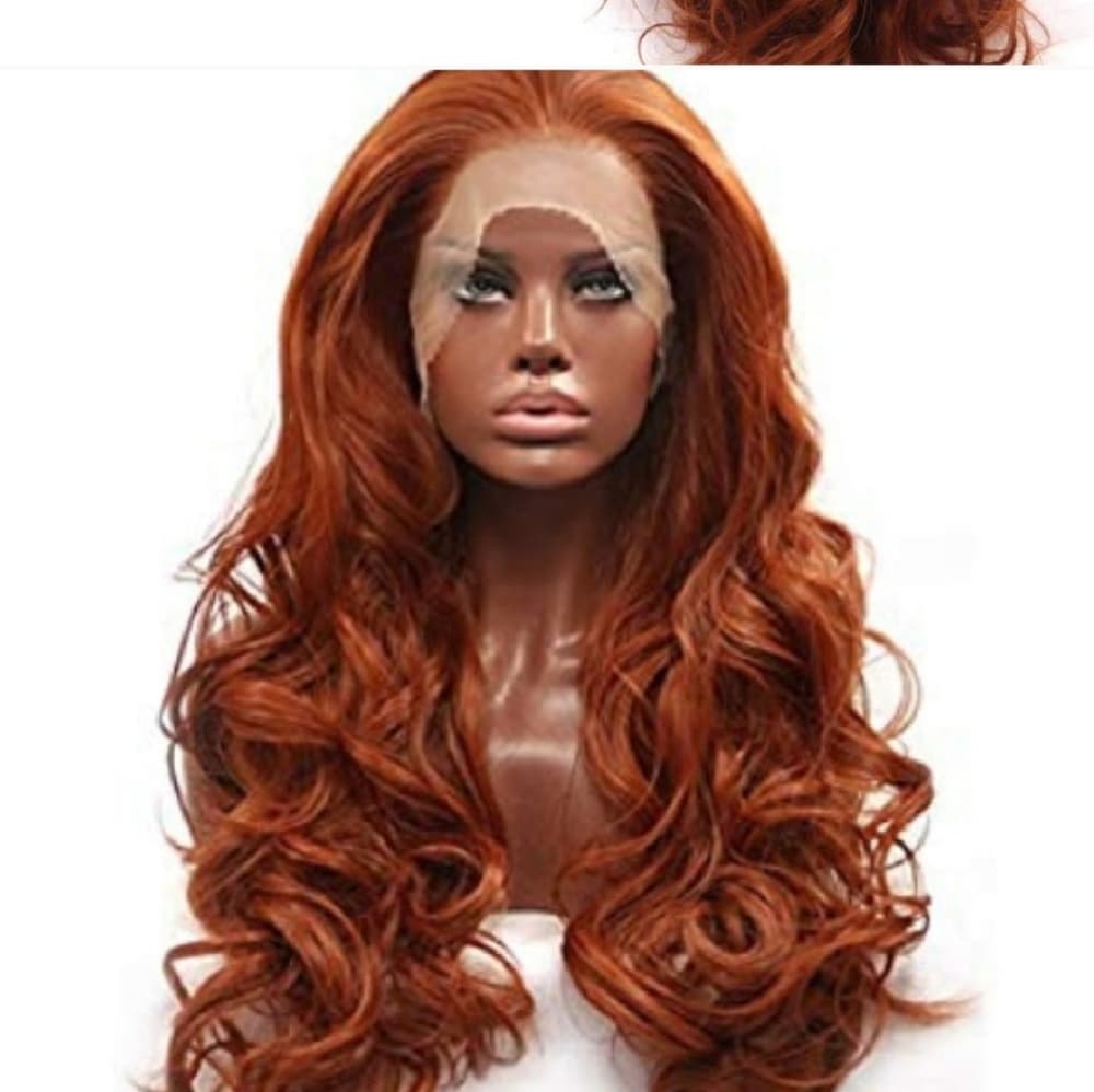 Auburn Red Beauty Lace Front Wig - Thumbnail 4