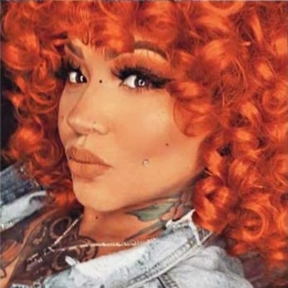 Red Curly Beauty Full Wig - Thumbnail 3