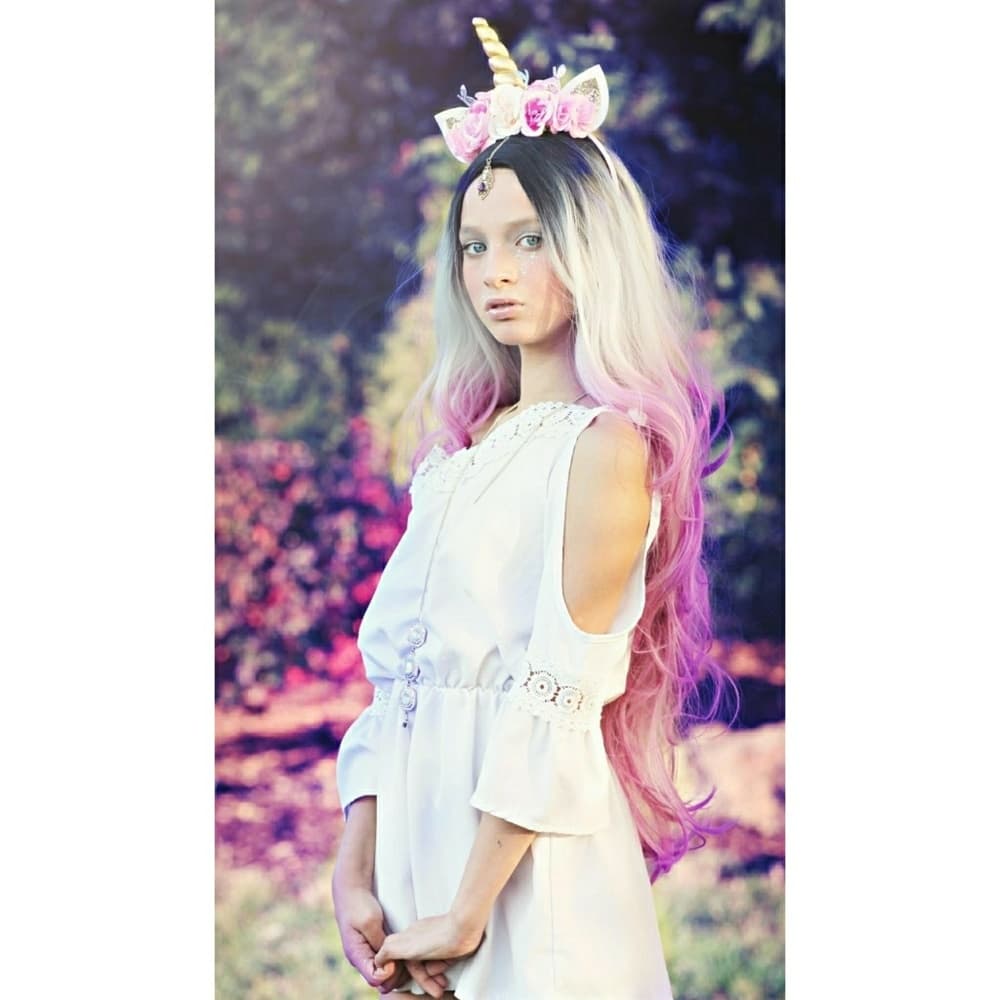 Ombre Black Gray Pink - Thumbnail 8