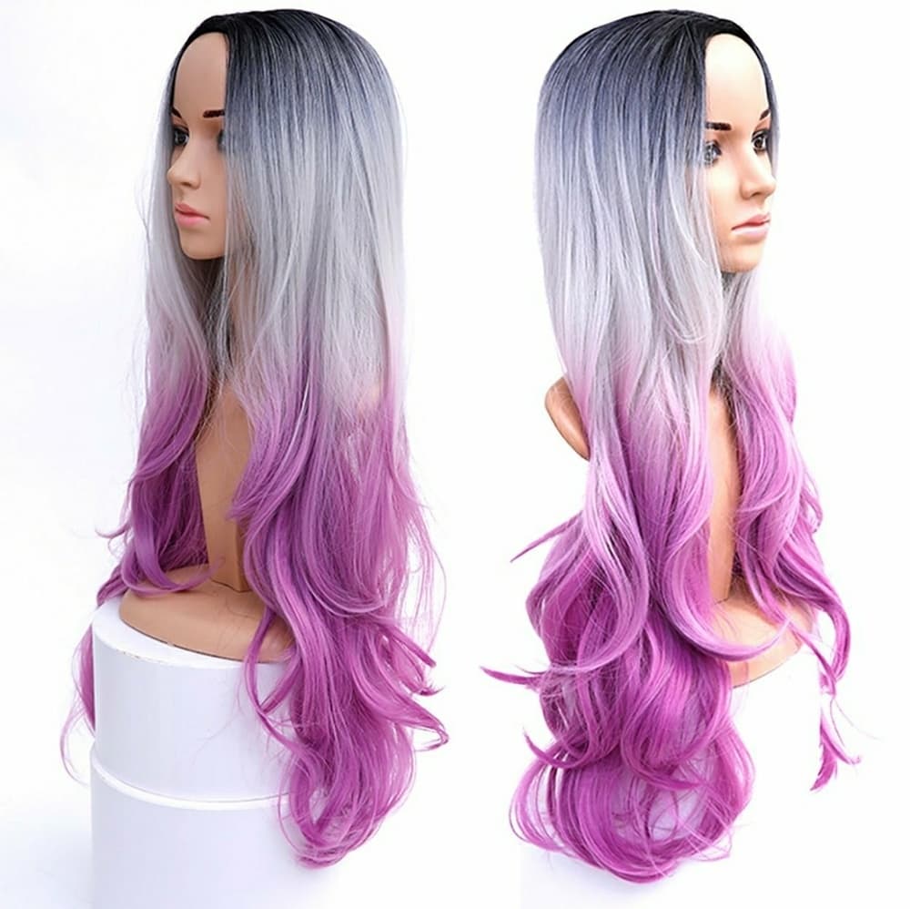 Ombre Black Gray Pink - Thumbnail 6