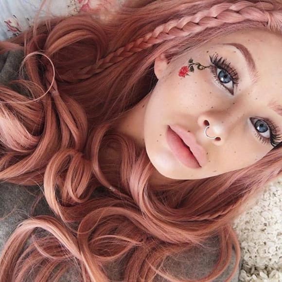 Pink Beauty Lacefront Wig 22-26 inches!! - Thumbnail 9