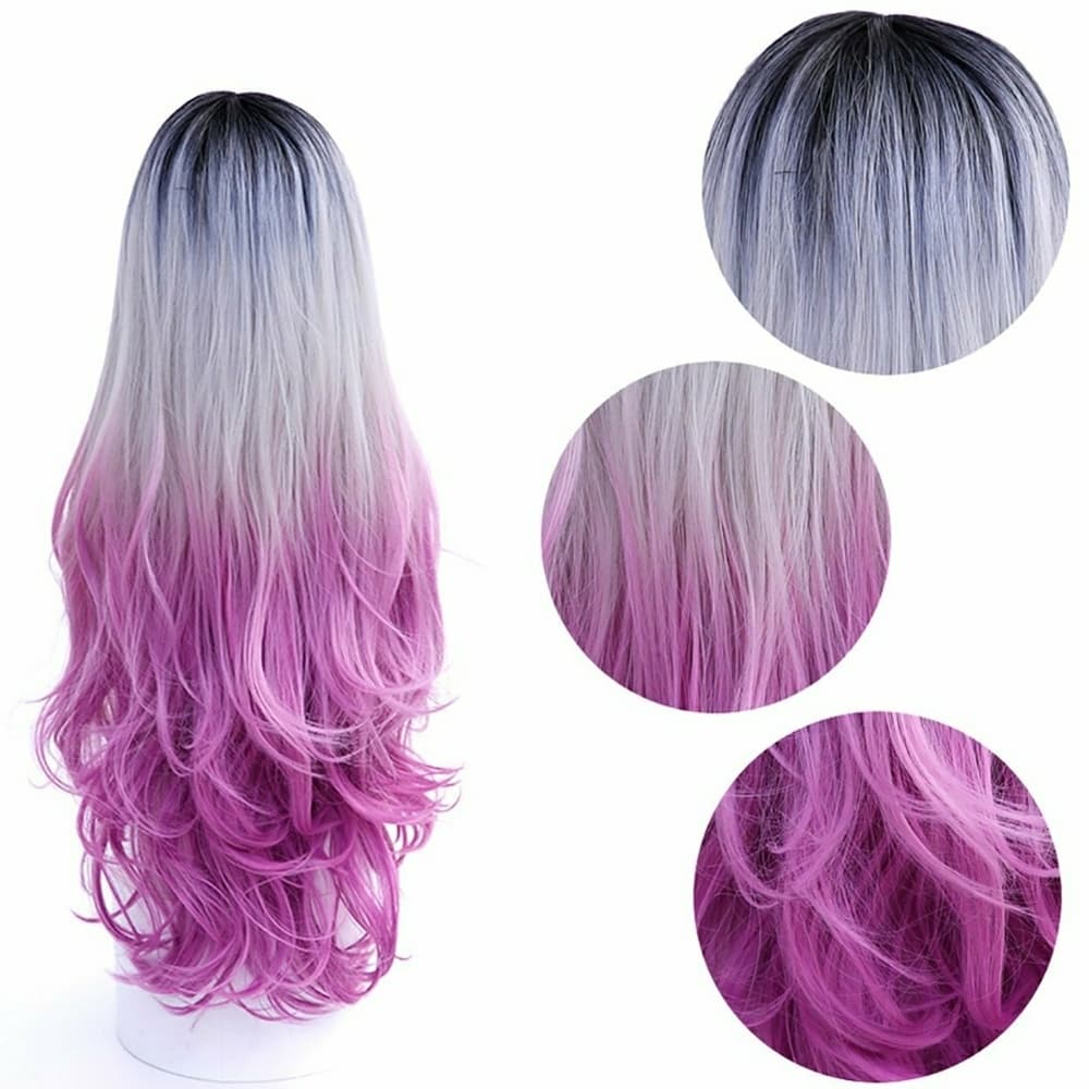 Ombre Black Gray Pink - Thumbnail 5