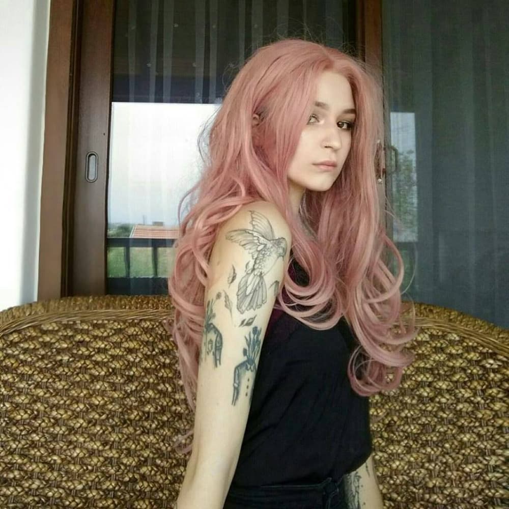Pink Beauty Lacefront Wig 22-26 inches!! - Thumbnail 2