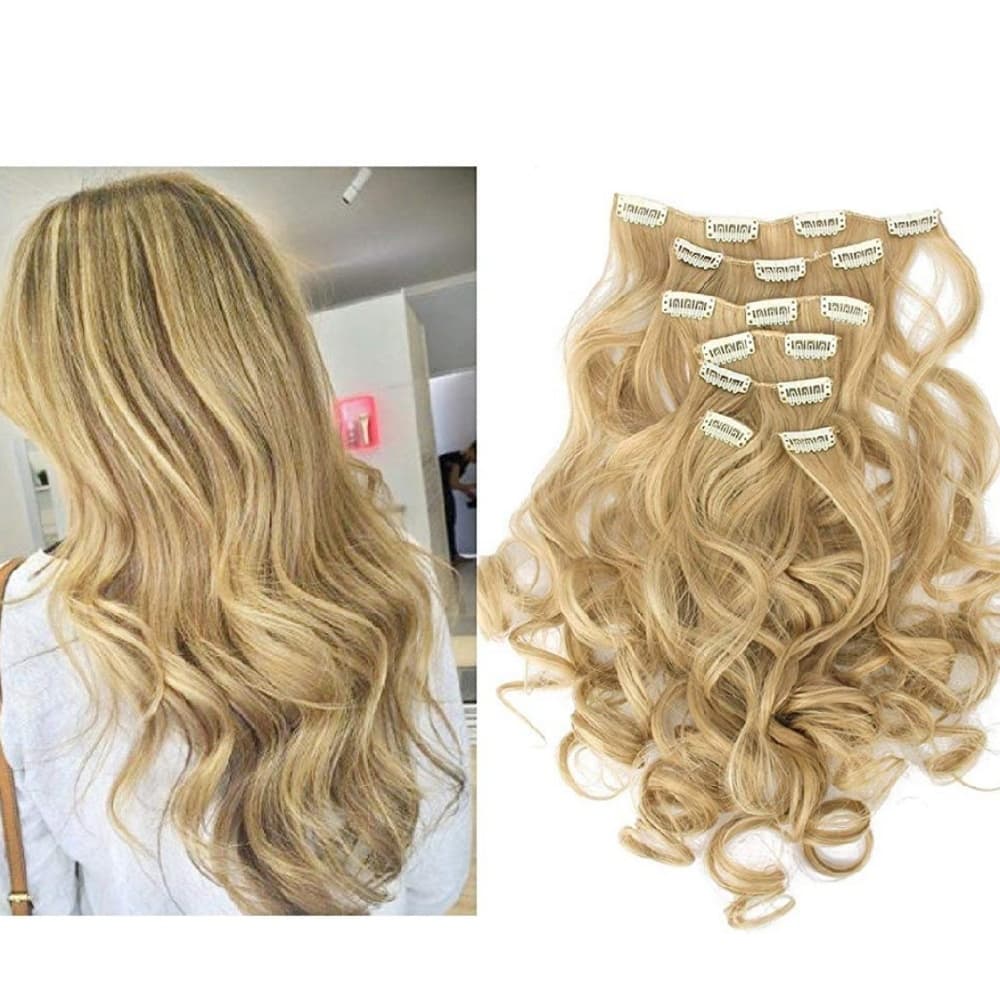 Light Honey Blonde Clip in Extension - Thumbnail 2