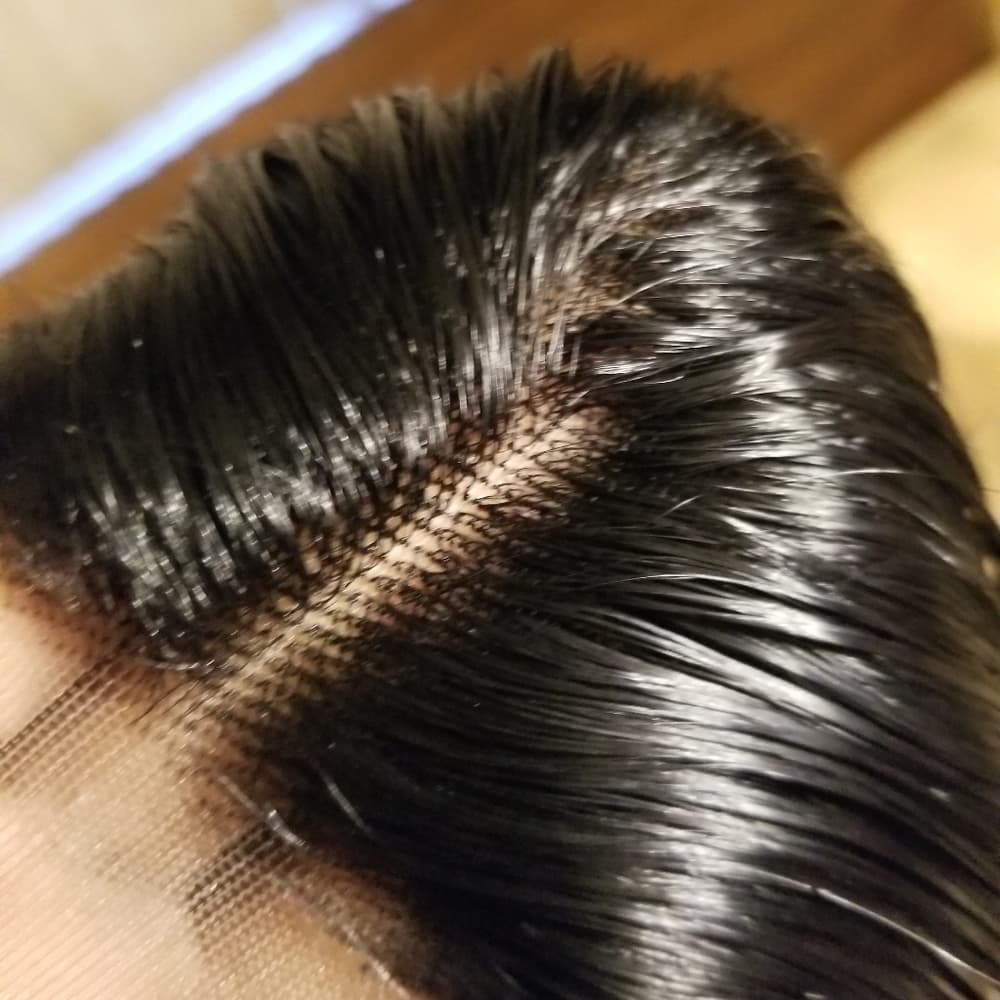 Black Blue Turquoise Beauty Lace Front Wig - Thumbnail 6