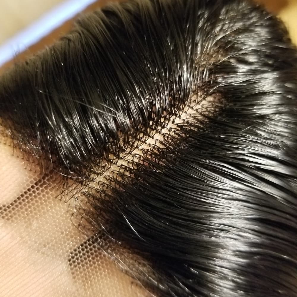 Black Blue Turquoise Beauty Lace Front Wig - Thumbnail 2