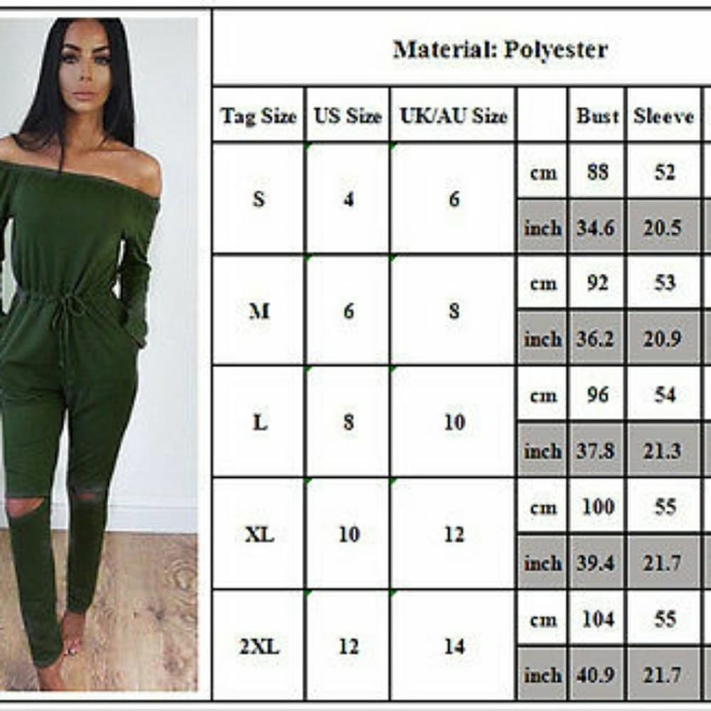 Off Shoulder Playsuit Romper - Thumbnail 3