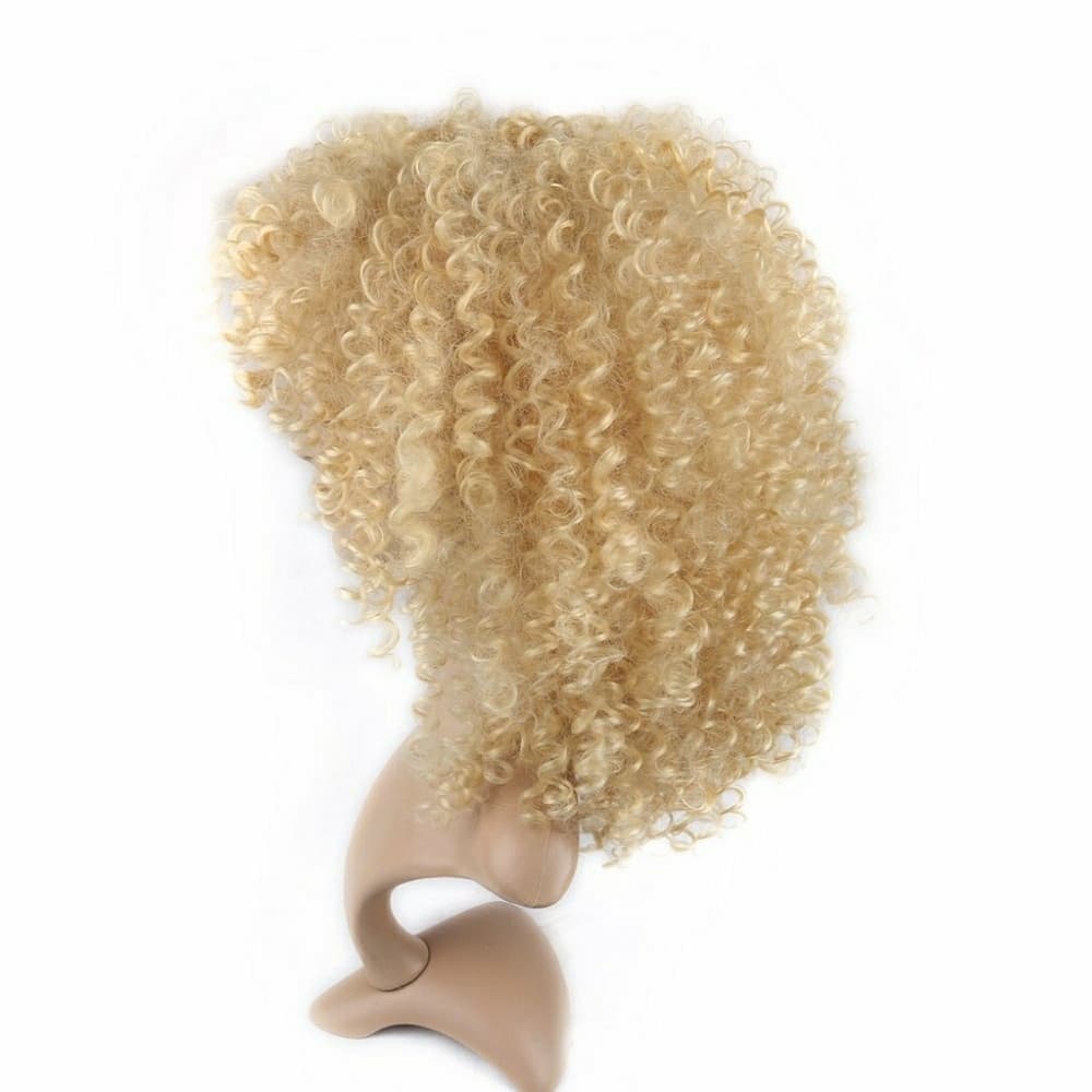 Blonde Curly Lacefront Wig - Thumbnail 3