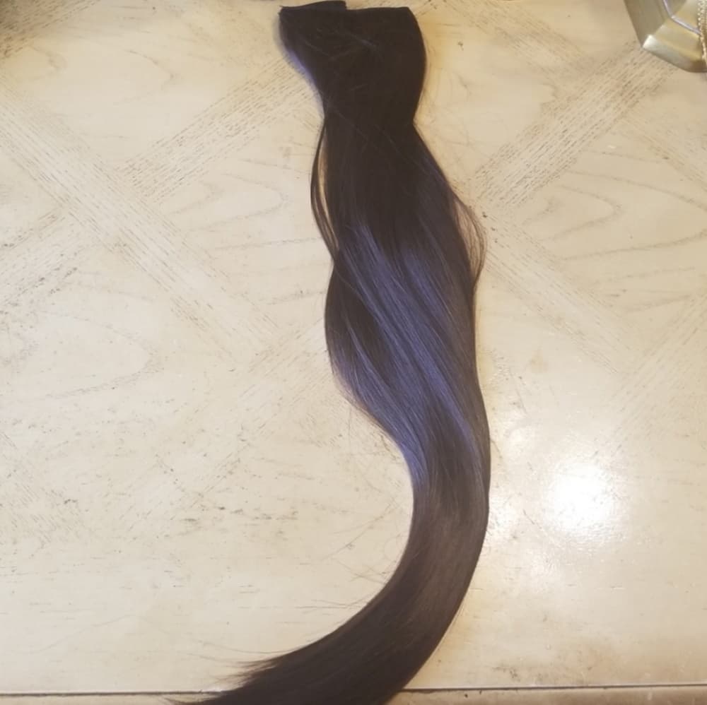 Dark Brown Full Head clip in Extension - Thumbnail 7