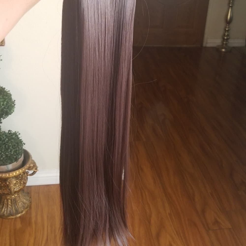 Dark Brown Full Head clip in Extension - Thumbnail 2