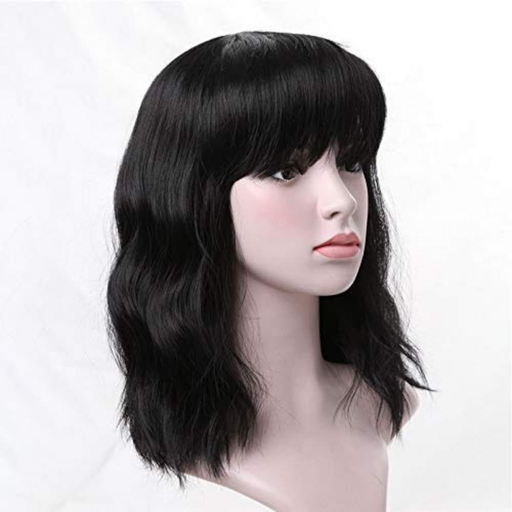 Black Wavy Beauty Full Wig - Thumbnail 2