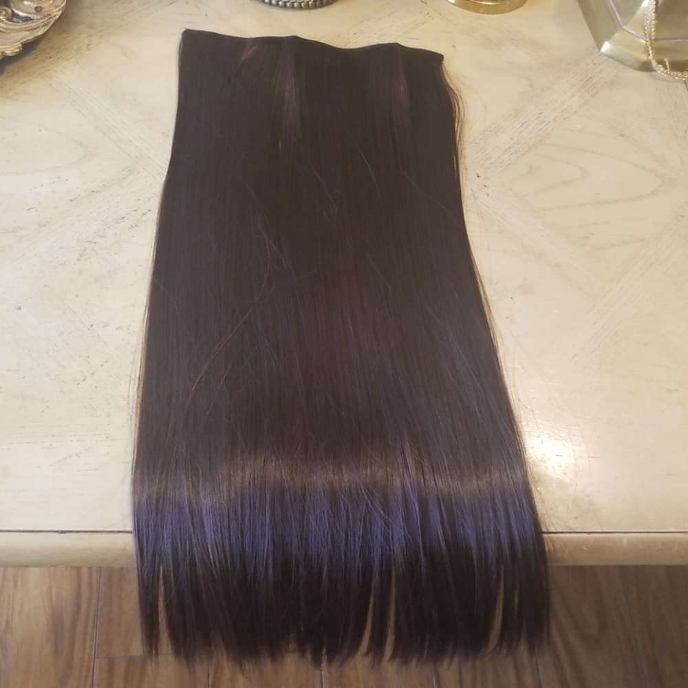 Dark Brown Full Head clip in Extension - Thumbnail 8