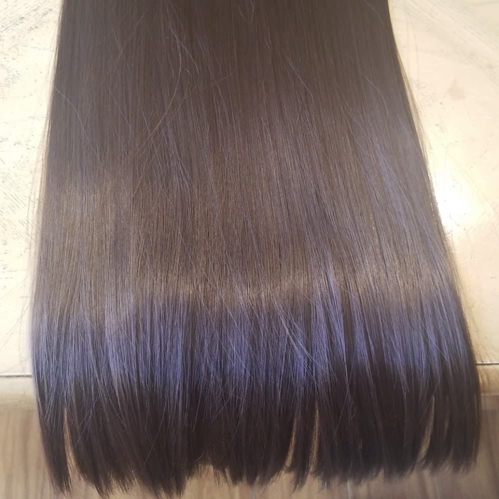 Dark Brown Full Head clip in Extension - Thumbnail 4