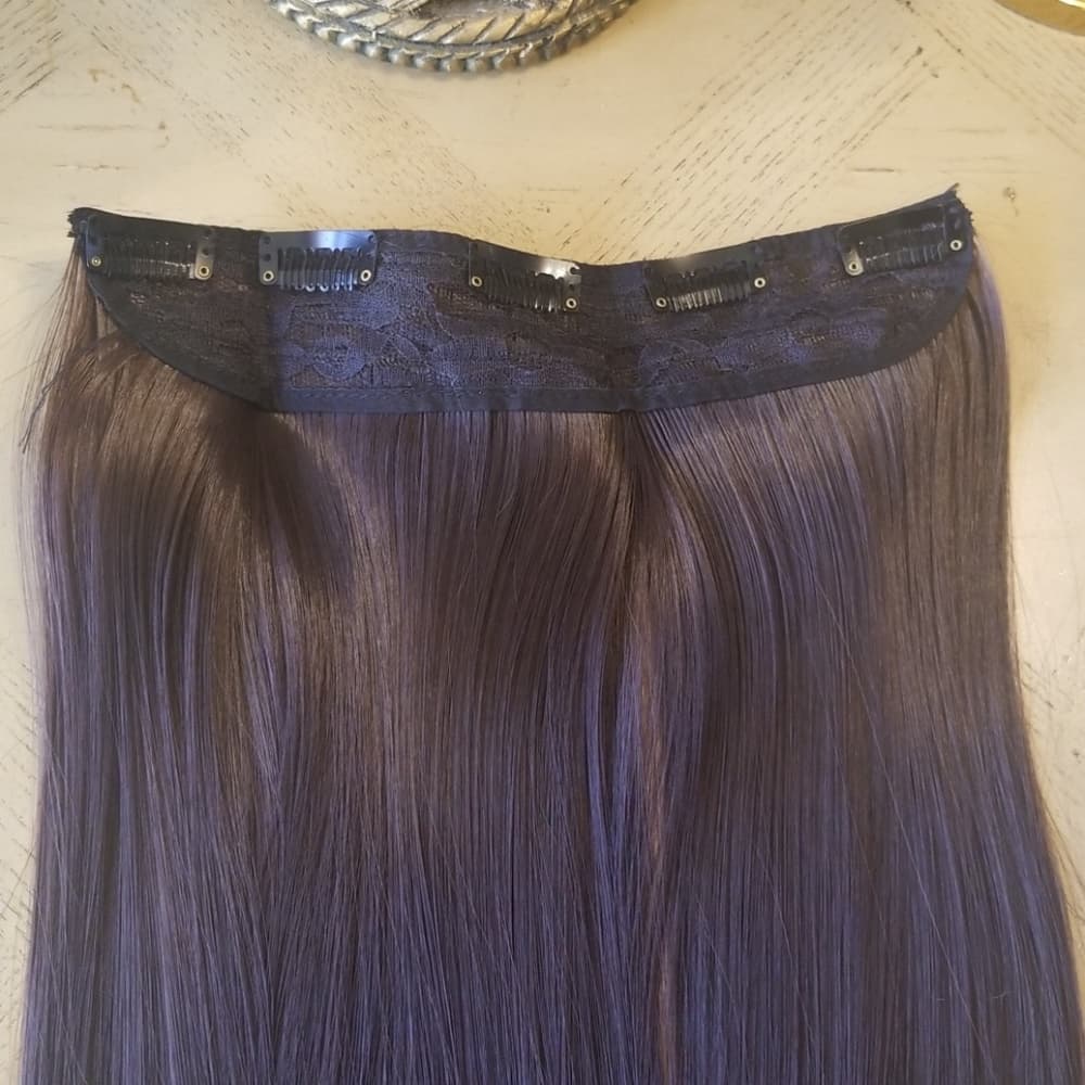 Dark Brown Full Head clip in Extension - Thumbnail 6