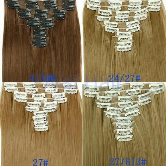 Pick your color-Full Head Clip In Extension!! - Thumbnail 2