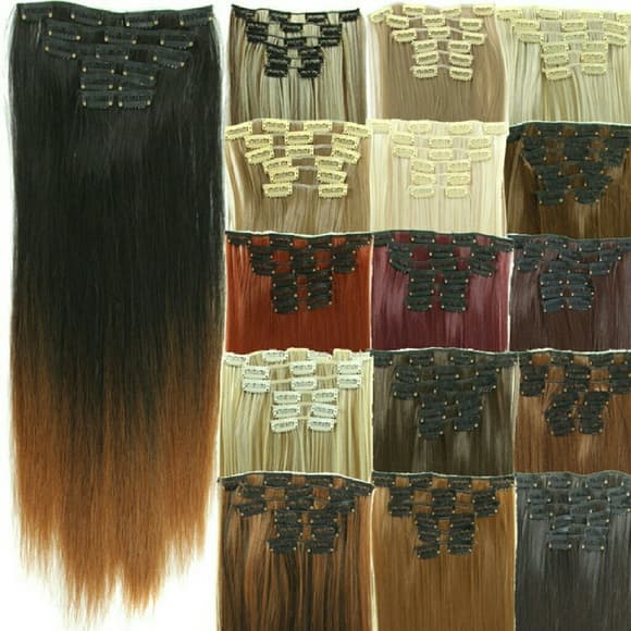 Pick your color-Full Head Clip In Extension!! - Thumbnail 4