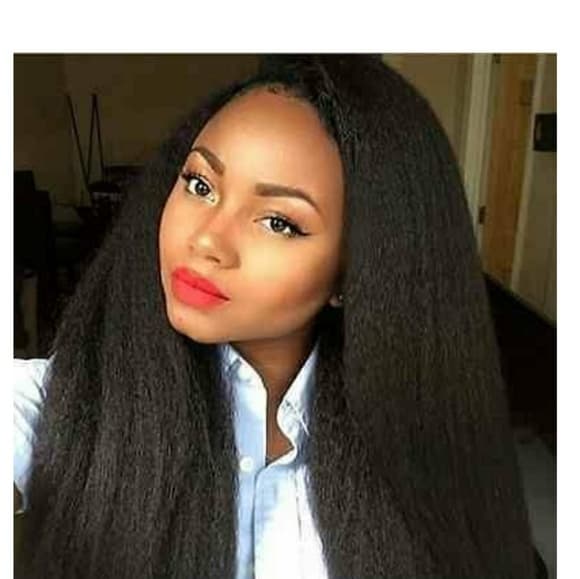 Italian Yaki Brazilian Remy Lacefront Wig 12-14 in - Thumbnail 9