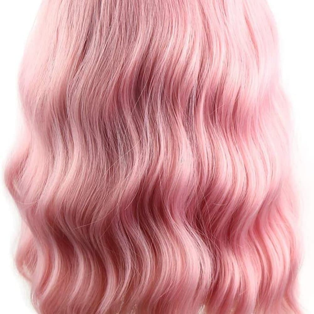 Wavy Pink Lace Front Wigs - Thumbnail 10
