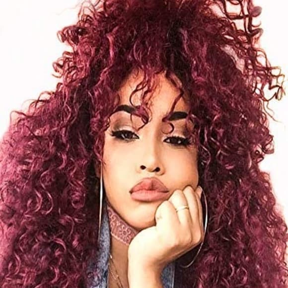 Burgundy Beauty Lace Front Wig - Thumbnail 7