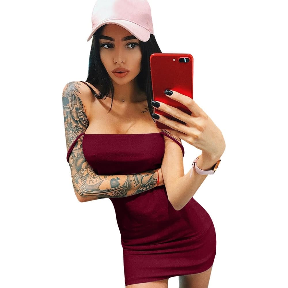 Women Bandage Bodycon Casual Sleeve Evening Party - Thumbnail 4