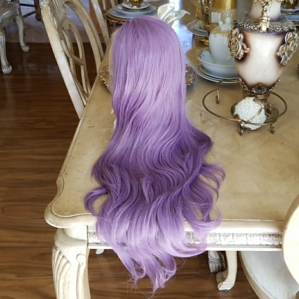 Lilac Purple Beauty Lacefront Wig 24-38 inches!! - Thumbnail 2