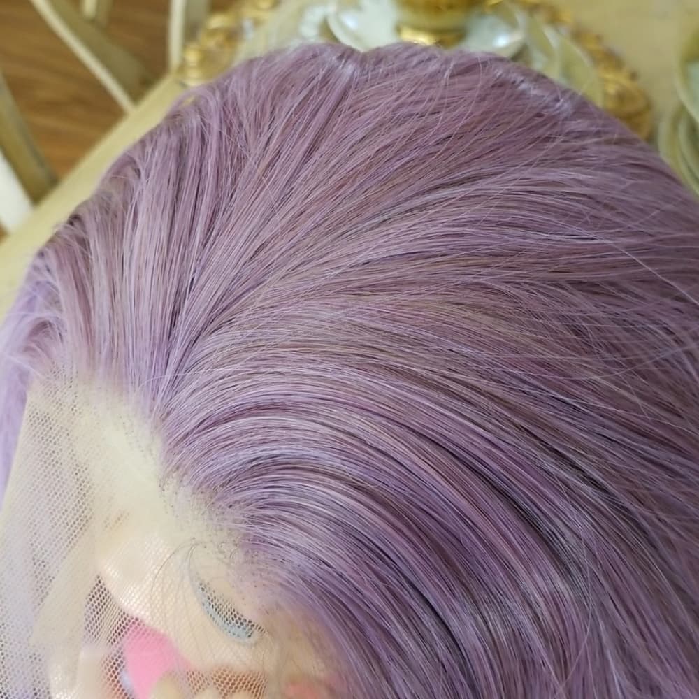 Lilac Purple Beauty Lacefront Wig 24-38 inches!! - Thumbnail 6