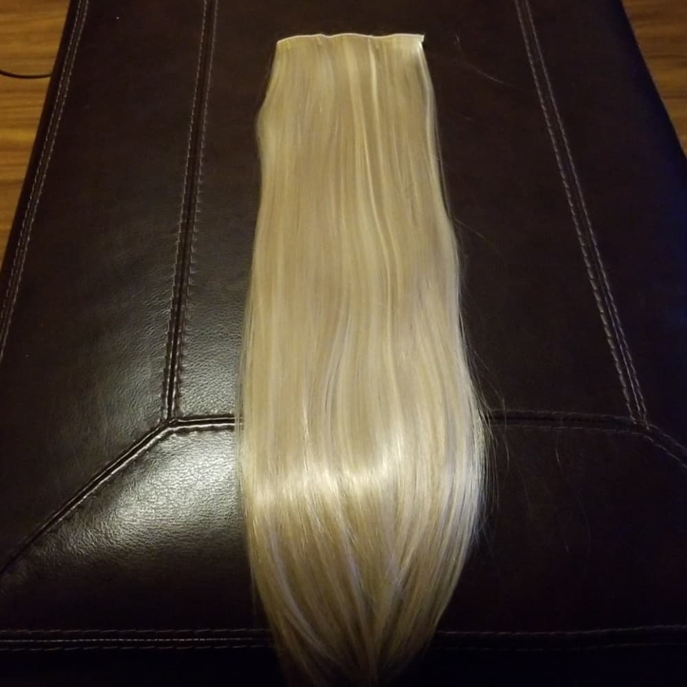(2)Blonde OnecPiece Full Head clip in Extension - Thumbnail 6