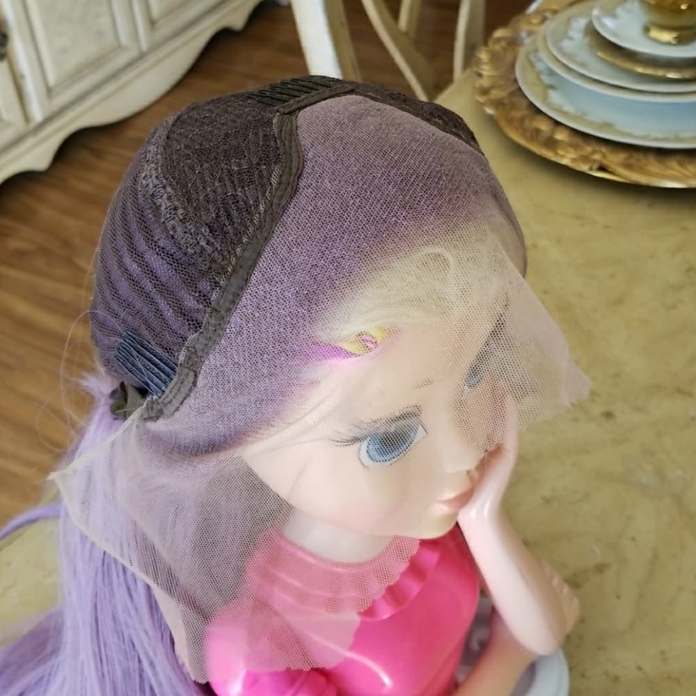 Lilac Purple Beauty Lacefront Wig 24-38 inches!! - Thumbnail 7