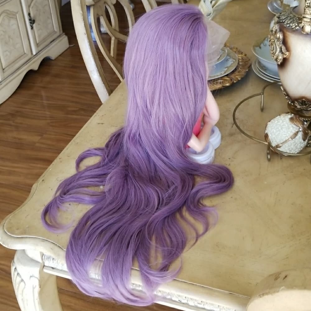 Lilac Purple Beauty Lacefront Wig 24-38 inches!! - Thumbnail 4