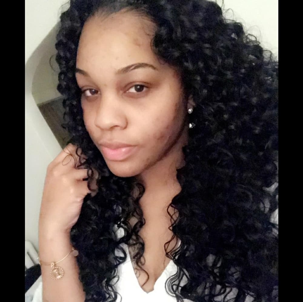 Curly Beauty Human Blend LaceFront Wig - Thumbnail 4