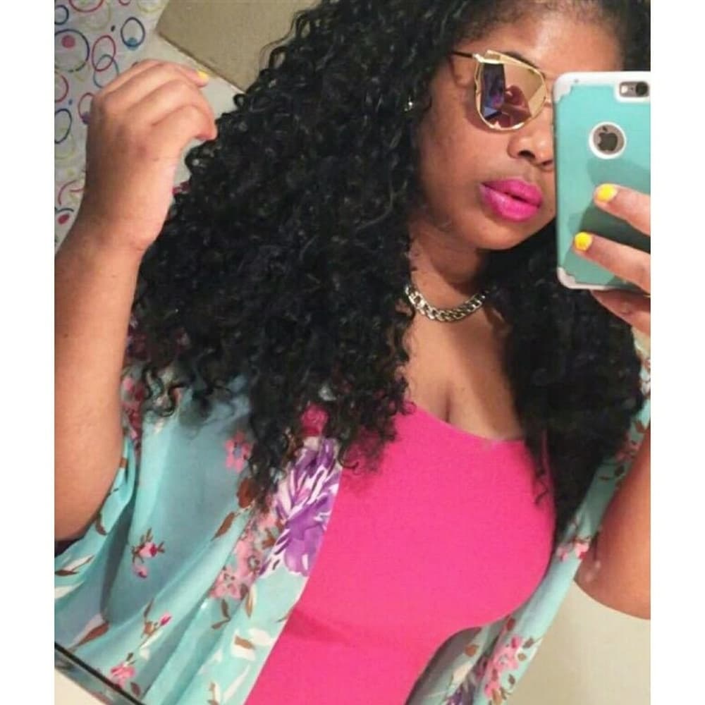 Curly Beauty Human Blend LaceFront Wig - Thumbnail 2