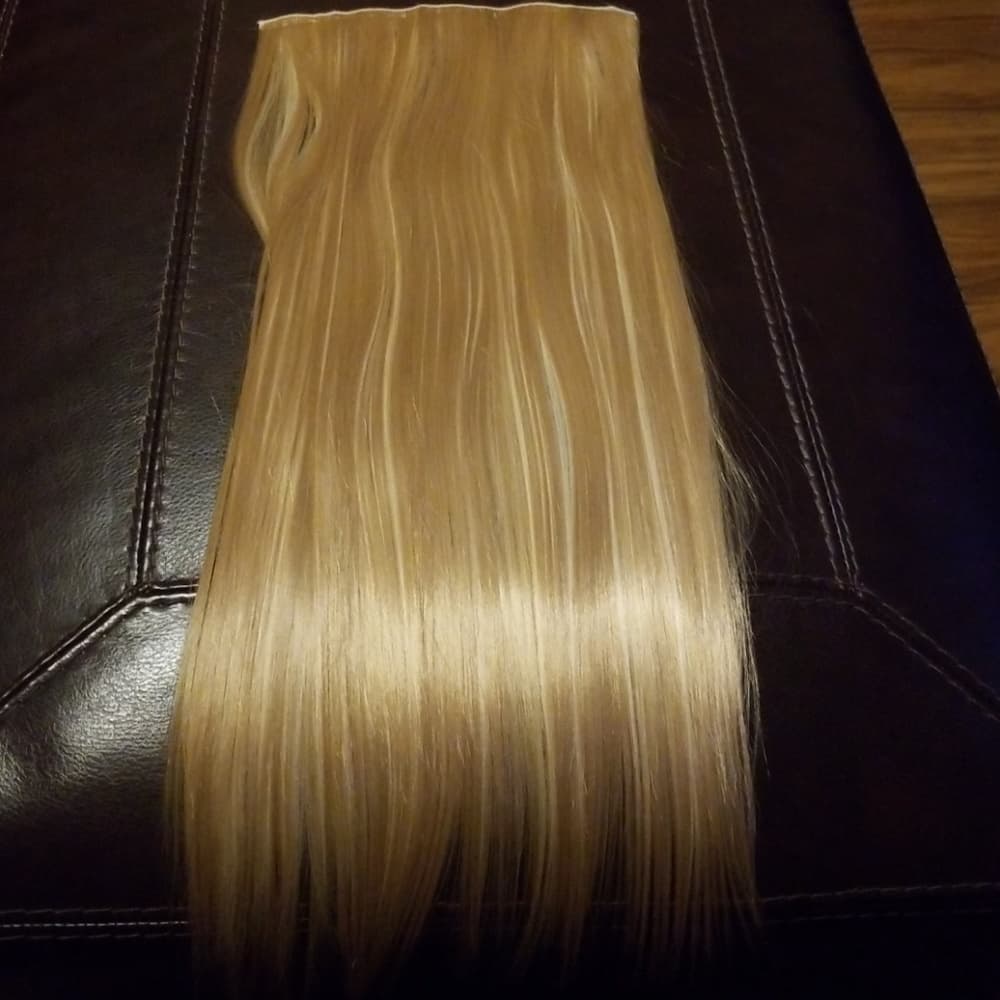 Blonde Full Head Clip in Extension #27/613 - Thumbnail 3