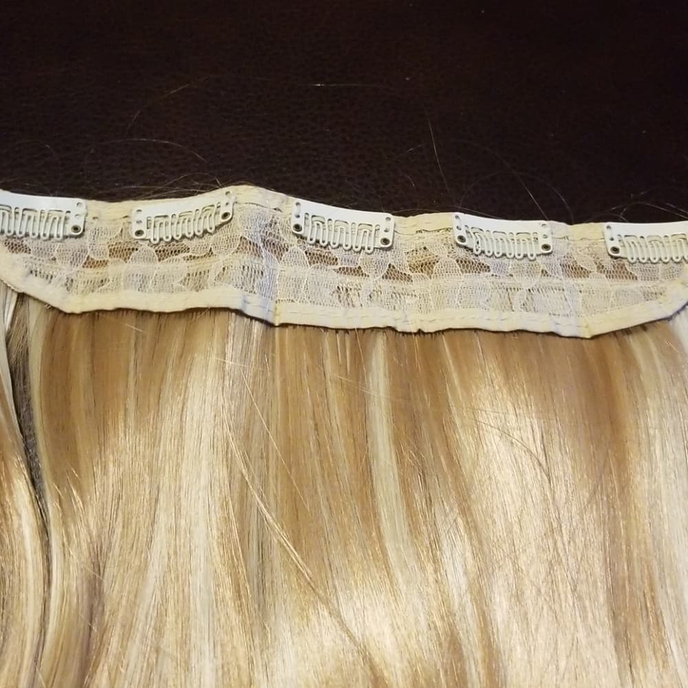 Blonde Full Head Clip in Extension #27/613 - Thumbnail 5
