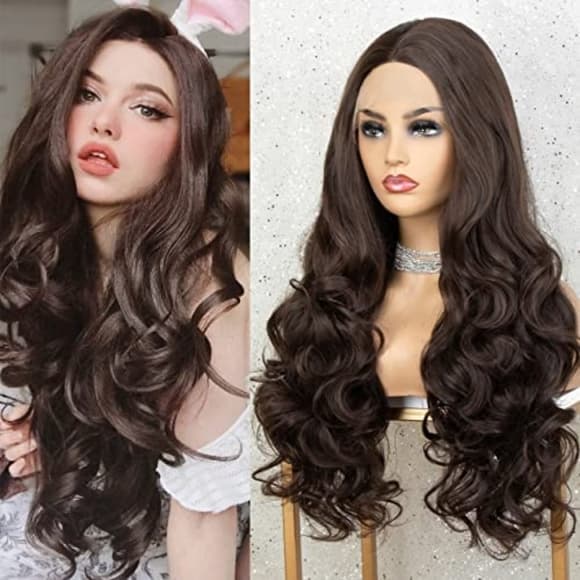Brown Beauty Lace Front Wig - Thumbnail 8