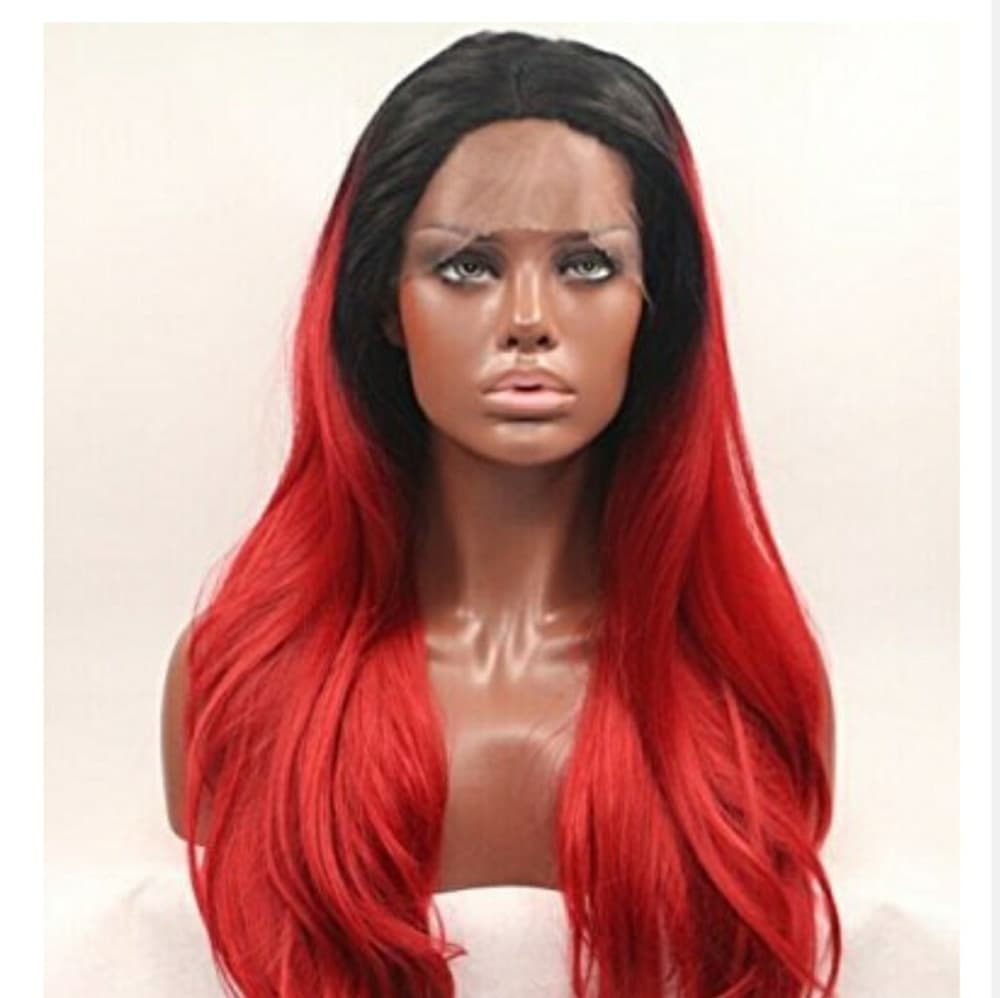Ombre Red LaceFront Wig 22-24 inches!! - Thumbnail 3