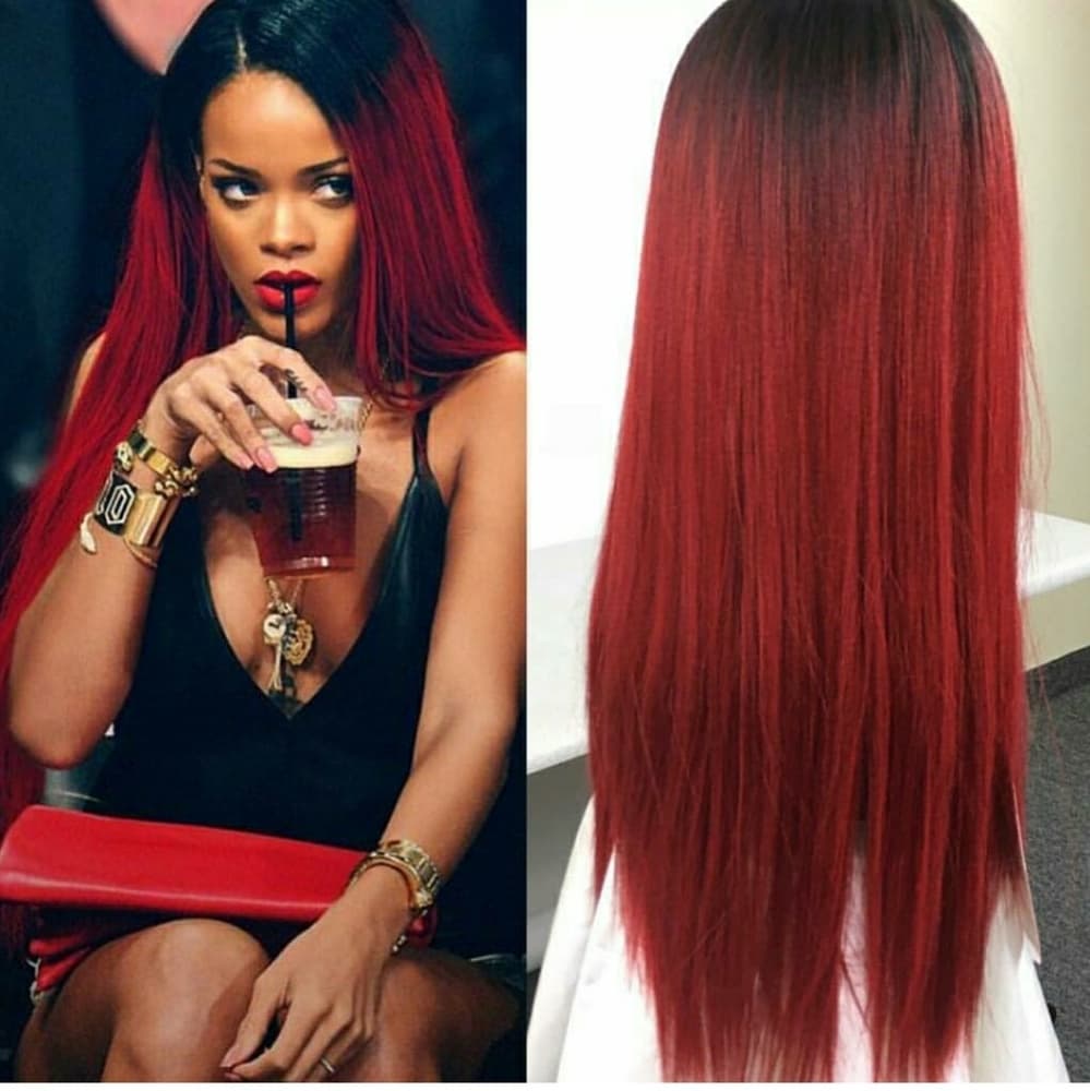 Ombre Red LaceFront Wig 22-24 inches!! - Thumbnail 6