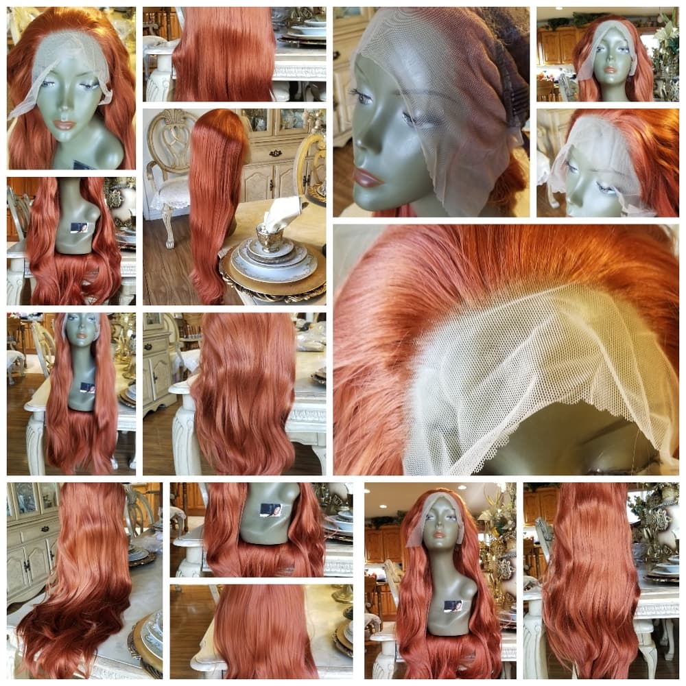 Copper Straight Beauty Lace Front Wig