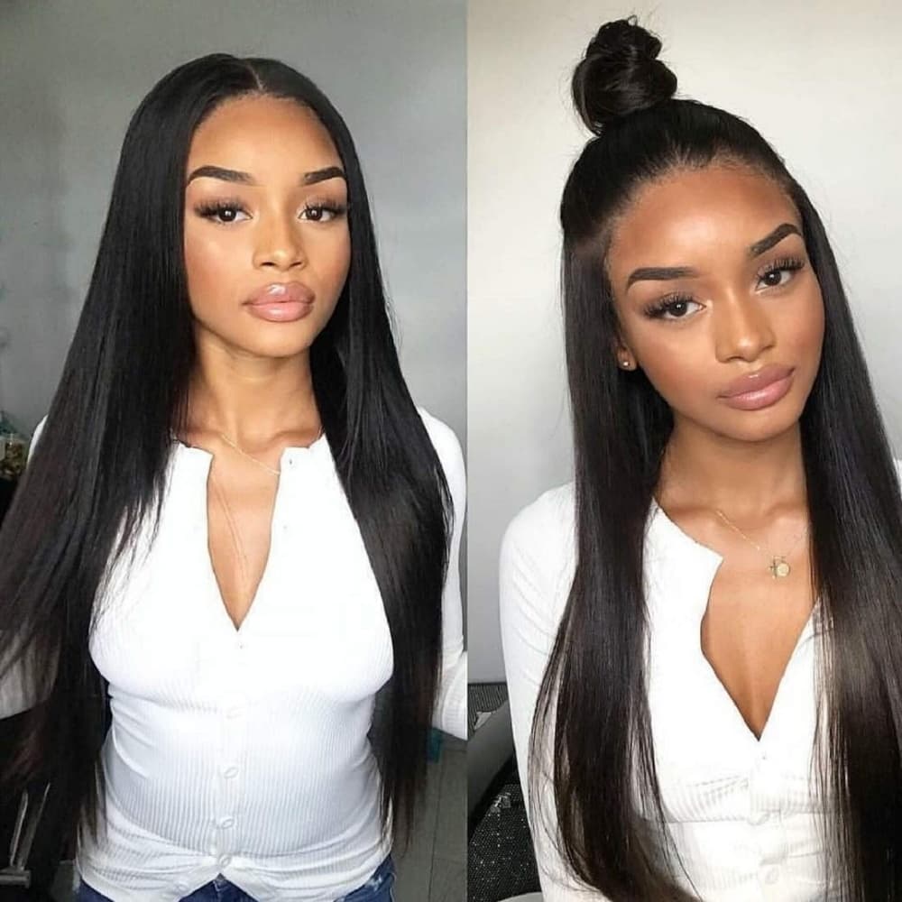 100%Brazilian Remy Lace Front Wig 16-18 inches