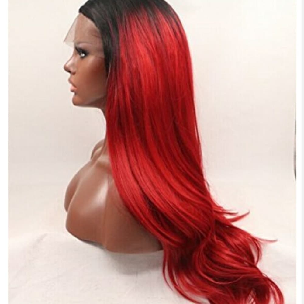 Ombre Red LaceFront Wig 22-24 inches!! - Thumbnail 2