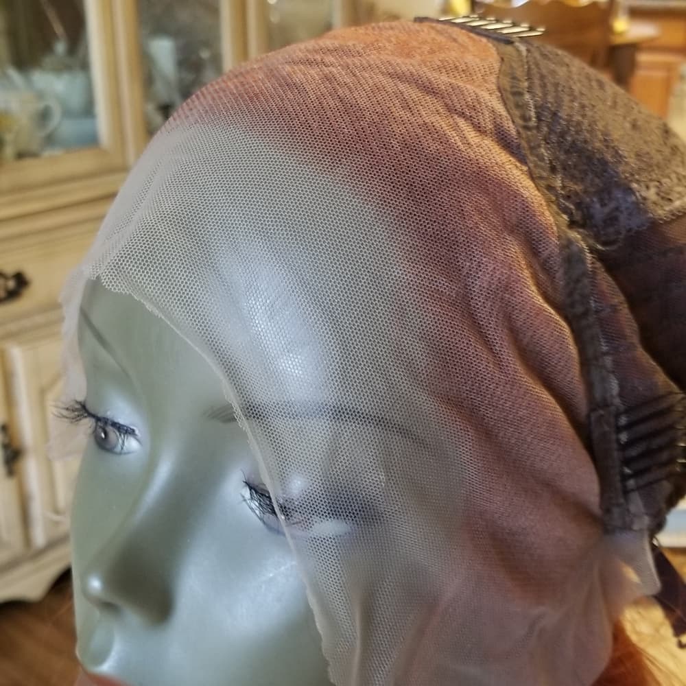 Copper Straight Beauty Lace Front Wig - Thumbnail 10