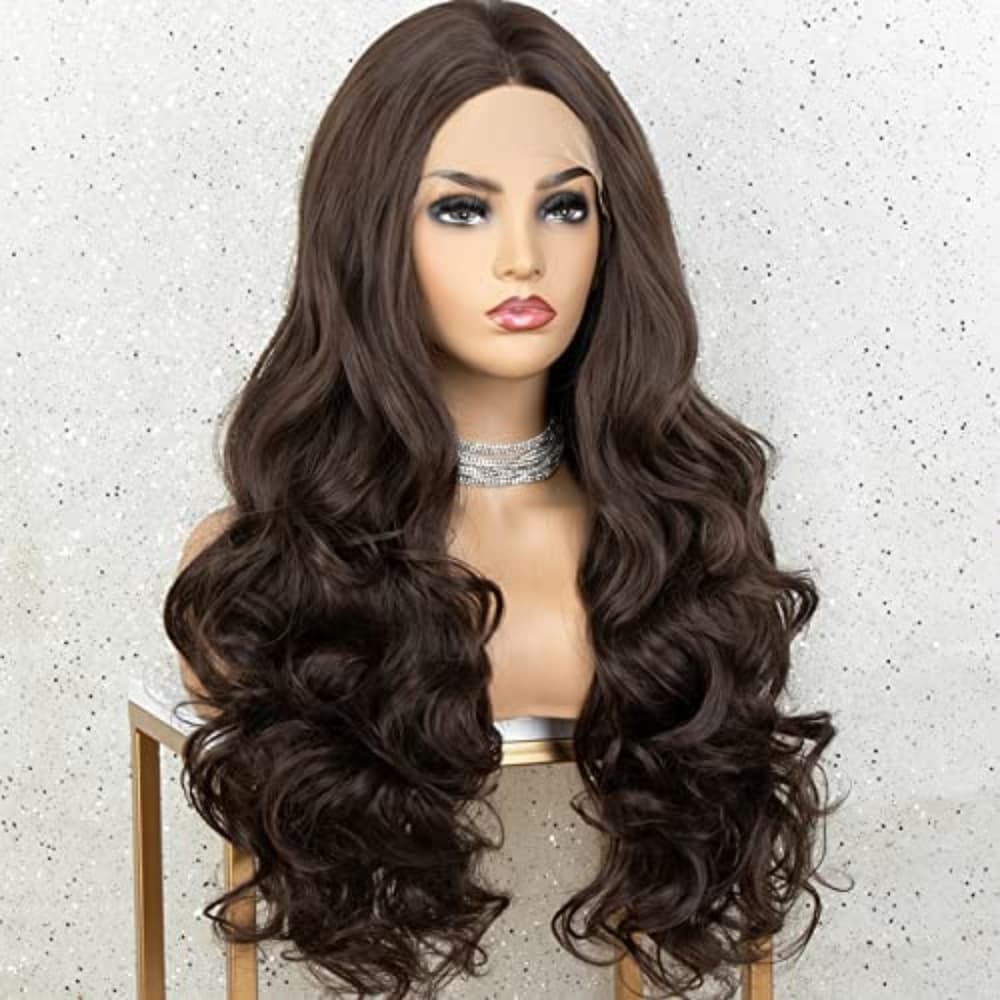 Brown Beauty Lace Front Wig - Thumbnail 3