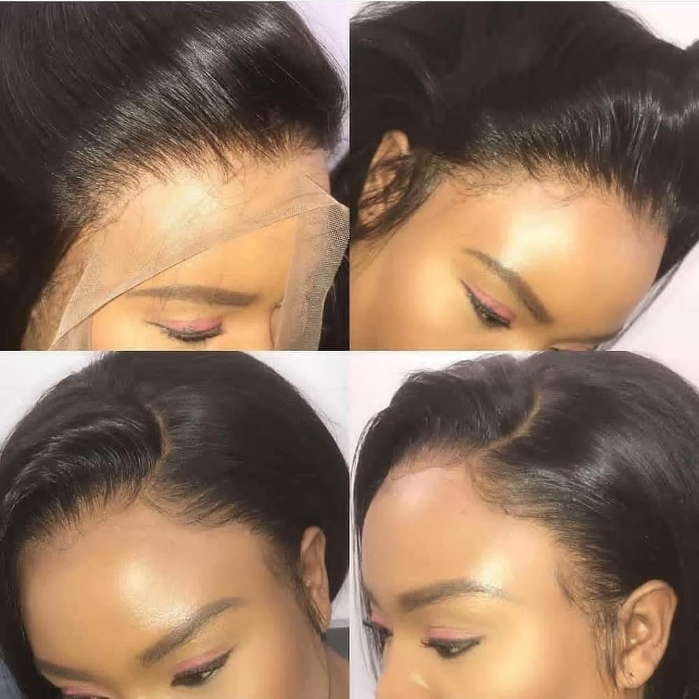 100%Brazilian Remy Lace Front Wig 16-18 inches - Thumbnail 5