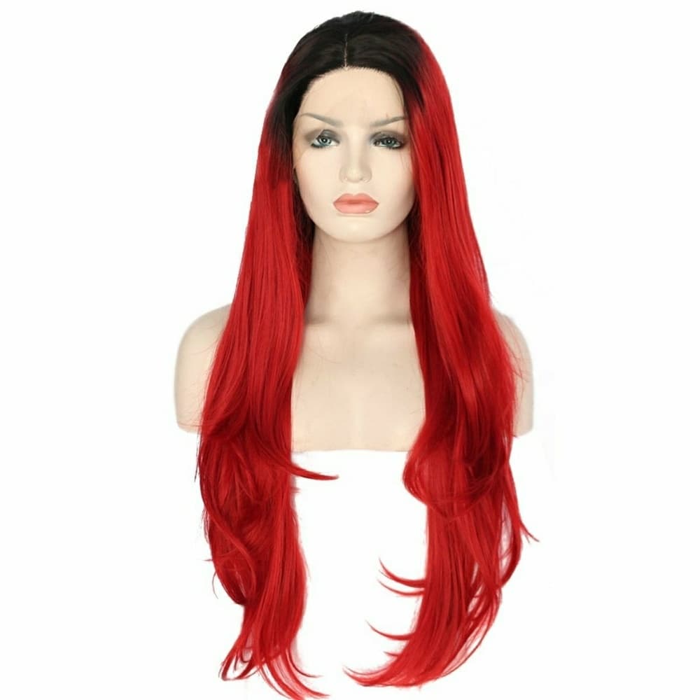 Ombre Red LaceFront Wig 22-24 inches!! - Thumbnail 4