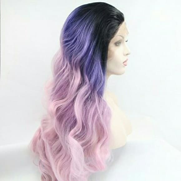 Ombre Pink Beauty Lacefront Wig