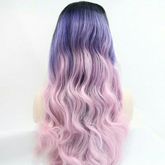Ombre Pink Beauty Lacefront Wig - Thumbnail 2