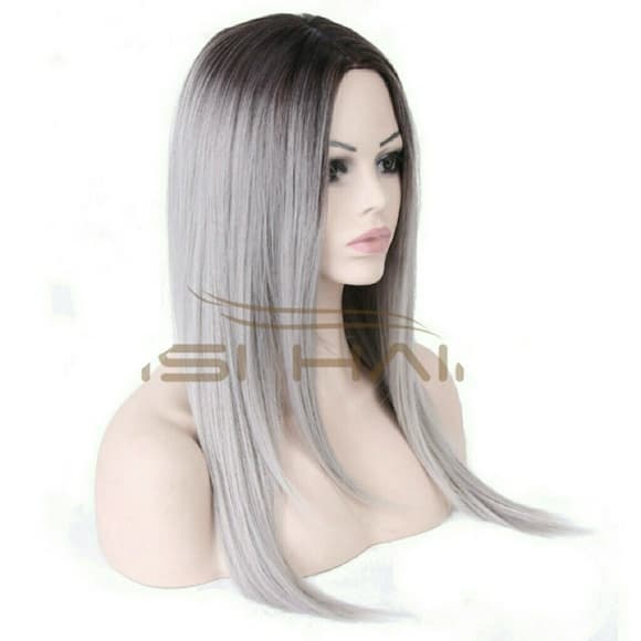 Ombre Beauty Gray Wig!! - Thumbnail 2