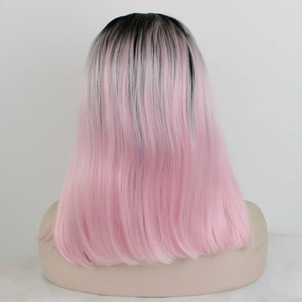 Ombre Pink LaceFront Wig - Thumbnail 5